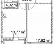 1-комнатная квартира площадью 46.8 кв.м, Лазоревый пр., 3 | цена 9 837 921 руб. | www.metrprice.ru