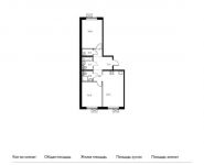 2-комнатная квартира площадью 73.1 кв.м, Ясеневая ул, 12к3 | цена 12 858 290 руб. | www.metrprice.ru