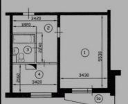 1-комнатная квартира площадью 38.2 кв.м, Гурьевский проезд, 23к2 | цена 5 800 000 руб. | www.metrprice.ru
