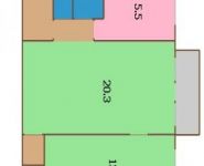 2-комнатная квартира площадью 45 кв.м, улица Шумилова, 14к1 | цена 5 750 000 руб. | www.metrprice.ru
