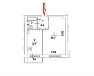 1-комнатная квартира площадью 36 кв.м, 1-й Рижский переулок, 2к7 | цена 8 100 000 руб. | www.metrprice.ru