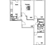3-комнатная квартира площадью 72.95 кв.м, 2-я Муравская | цена 9 559 368 руб. | www.metrprice.ru