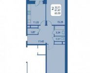 2-комнатная квартира площадью 63.2 кв.м, Плещеевская ул, 42 | цена 3 300 000 руб. | www.metrprice.ru