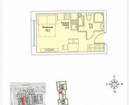 1-комнатная квартира площадью 20 кв.м, Ореховый бульвар, влд.24 к2 | цена 3 559 800 руб. | www.metrprice.ru