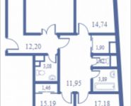 4-комнатная квартира площадью 125.8 кв.м, Кудрявцева, 14 | цена 12 580 000 руб. | www.metrprice.ru