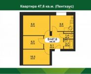 2-комнатная квартира площадью 47 кв.м, Мечта бул., 10 | цена 3 590 000 руб. | www.metrprice.ru