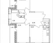 3-комнатная квартира площадью 73 кв.м, Дружбы, 49 | цена 5 584 500 руб. | www.metrprice.ru