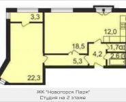 2-комнатная квартира площадью 69 кв.м, Ивановская, 8Д | цена 5 661 900 руб. | www.metrprice.ru