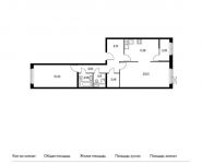 2-комнатная квартира площадью 71.7 кв.м,  | цена 7 363 590 руб. | www.metrprice.ru