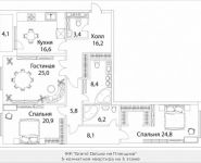 3-комнатная квартира площадью 142 кв.м, Погодинская улица, 4 | цена 115 260 620 руб. | www.metrprice.ru