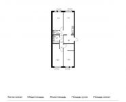 3-комнатная квартира площадью 81.1 кв.м,  | цена 6 269 030 руб. | www.metrprice.ru
