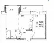 2-комнатная квартира площадью 43.35 кв.м, Дружбы, 46 | цена 4 224 457 руб. | www.metrprice.ru