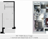 1-комнатная квартира площадью 46.2 кв.м, Береговой проезд, 5 | цена 11 272 800 руб. | www.metrprice.ru