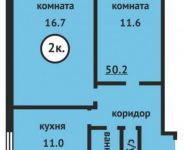 2-комнатная квартира площадью 57 кв.м, Кронштадтский бул., 30К4 | цена 7 899 000 руб. | www.metrprice.ru