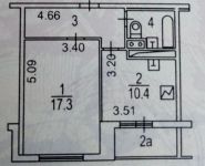 1-комнатная квартира площадью 40 кв.м, Тарутинская ул., 4к2 | цена 10 200 000 руб. | www.metrprice.ru