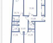 4-комнатная квартира площадью 144.6 кв.м, Кудрявцева, 14 | цена 14 821 500 руб. | www.metrprice.ru