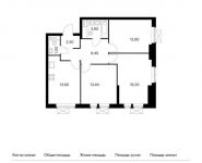 3-комнатная квартира площадью 72.7 кв.м,  | цена 9 000 260 руб. | www.metrprice.ru