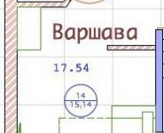1-комнатная квартира площадью 18.5 кв.м, Есенина улица, д.11 | цена 1 690 000 руб. | www.metrprice.ru