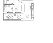 1-комнатная квартира площадью 37.6 кв.м в Лофт-проект "Kleinhouse", Красносельская Нижн. улица, д.35 | цена 13 193 979 руб. | www.metrprice.ru