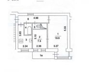2-комнатная квартира площадью 43.3 кв.м, 3-я Кабельная улица, д.2 | цена 6 400 000 руб. | www.metrprice.ru