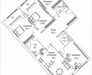 4-комнатная квартира площадью 196 кв.м, Погодинская улица, 2/3 стр 1,2,3,4, корп.1 | цена 139 748 000 руб. | www.metrprice.ru