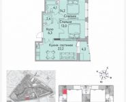 2-комнатная квартира площадью 67 кв.м, Золоторожский Вал, 11, стр. 9, корп.9 | цена 13 574 400 руб. | www.metrprice.ru