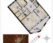 4-комнатная квартира площадью 215 кв.м, Пречистенская набережная, 5 | цена 169 316 616 руб. | www.metrprice.ru