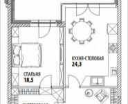 1-комнатная квартира площадью 112 кв.м, Смоленская площадь, вл7-9 | цена 50 175 000 руб. | www.metrprice.ru