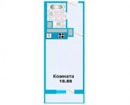 1-комнатная квартира площадью 29.3 кв.м, Рябиновая улица, 10 | цена 2 080 386 руб. | www.metrprice.ru