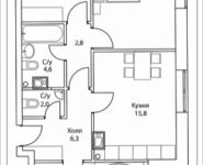 3-комнатная квартира площадью 84 кв.м, Шелепихинская набережная, влд 34, корп.2 | цена 25 086 100 руб. | www.metrprice.ru
