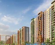 1-комнатная квартира площадью 36.42 кв.м, Новорязанское шоссе, 11, корп.11 | цена 2 967 975 руб. | www.metrprice.ru