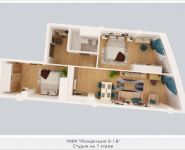 3-комнатная квартира площадью 65.4 кв.м, Ленинского Комсомола, 64 | цена 4 447 200 руб. | www.metrprice.ru