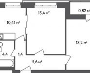 3-комнатная квартира площадью 61.7 кв.м,  | цена 6 132 980 руб. | www.metrprice.ru