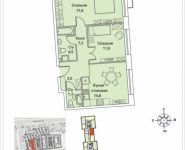 2-комнатная квартира площадью 60 кв.м, Ореховый бульвар, влд.24 к2 | цена 9 286 200 руб. | www.metrprice.ru