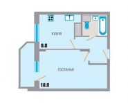 1-комнатная квартира площадью 36.9 кв.м, Северная ул., 10 | цена 2 583 000 руб. | www.metrprice.ru