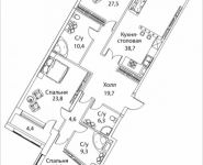 3-комнатная квартира площадью 165 кв.м, Погодинская улица, 2/3 стр 1,2,3,4, корп.1 | цена 120 761 200 руб. | www.metrprice.ru