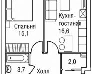 2-комнатная квартира площадью 47 кв.м, 3-й Силикатный проезд, вл. 4, корп. 2 | цена 8 530 425 руб. | www.metrprice.ru